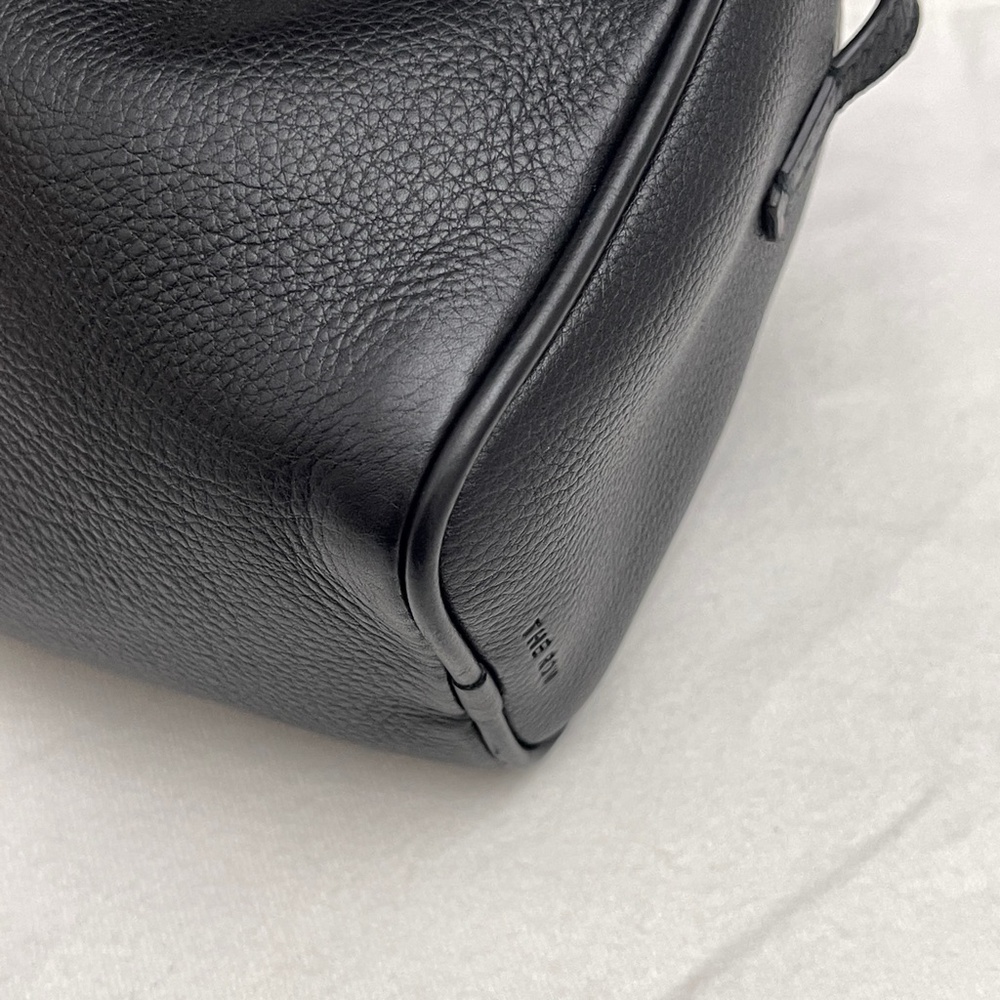 THE ROW Black 90s Zip leather Shoulder Bag Mini handbag Bag w/dust bag - Picture 8 of 16
